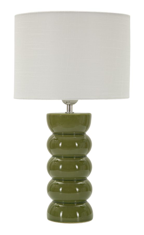 TORR TABLE LAMP GREEN CM Ø 25X46