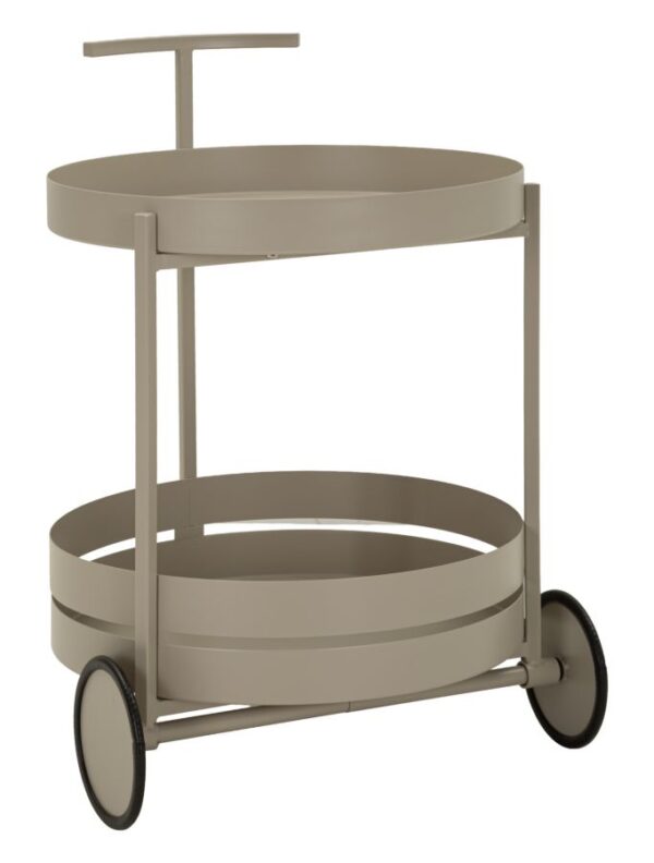 SATURN BAR CART DOVE GREY CM 40X49,5X61