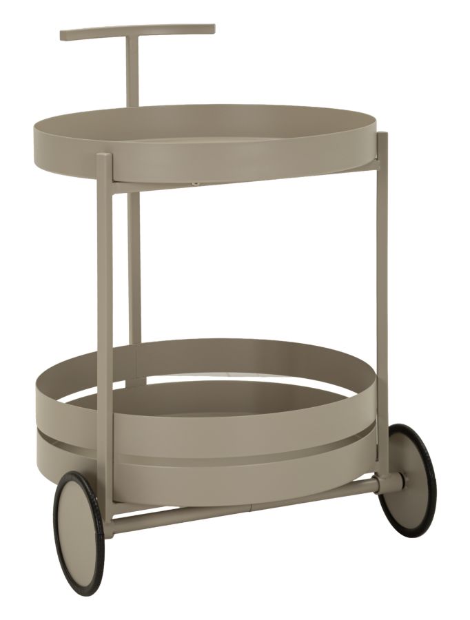 SATURN BAR CART DOVE GREY CM 40X49,5X61