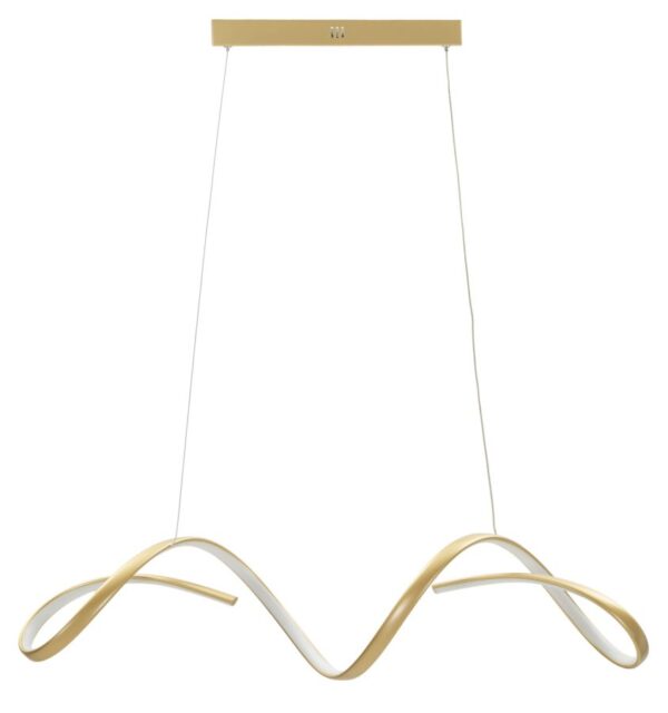 UTER LED CEILING LAMP GOLD CM 80X20X120 (3 COLOR LIGHT)