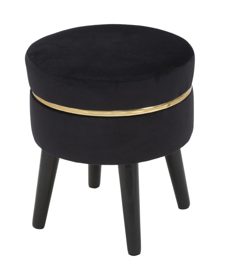 STOOL PARIS BLACK CM Ø 35X40,5 - slika 3