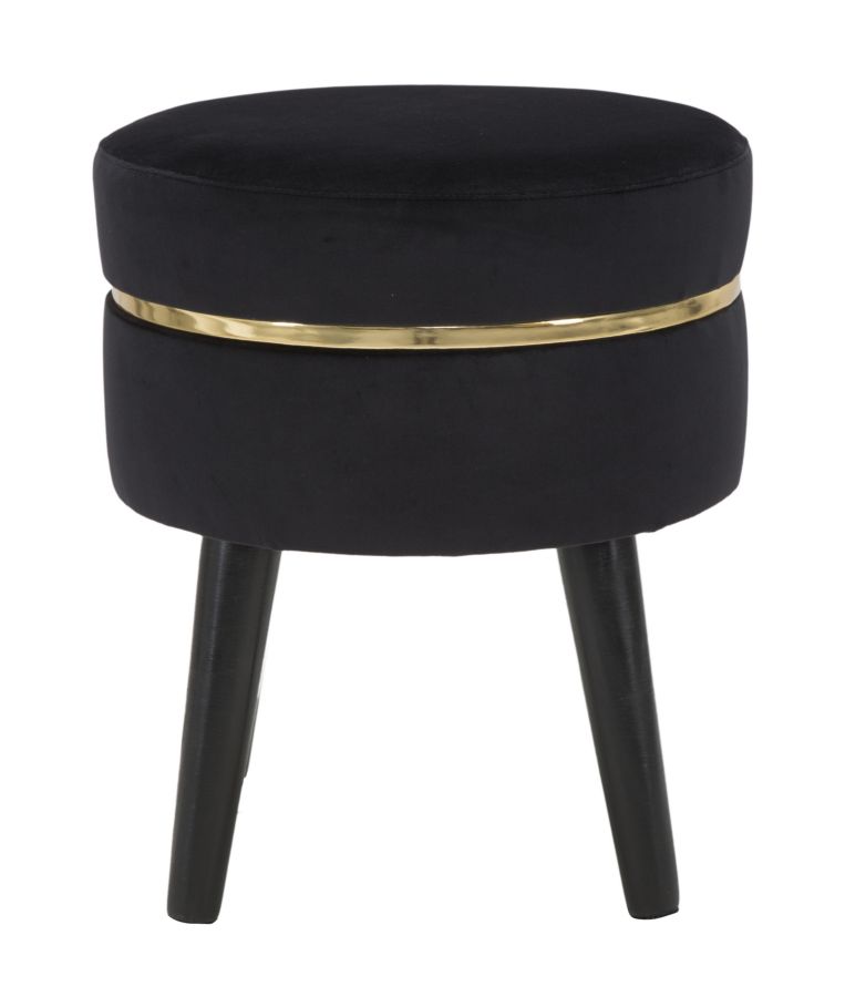 STOOL PARIS BLACK CM Ø 35X40,5 - slika 2