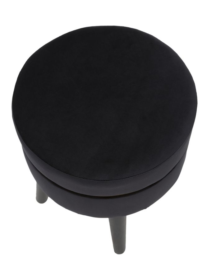 STOOL PARIS BLACK CM Ø 35X40,5 - slika 6