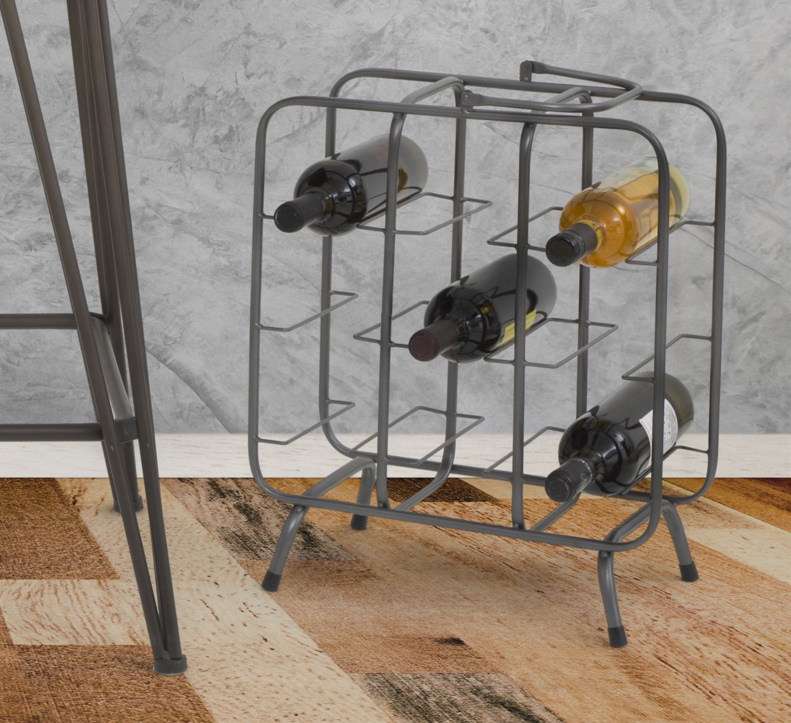 BOTTLE RACK SQUARE (9 bottles) CM 40X23X47,5 - slika 14