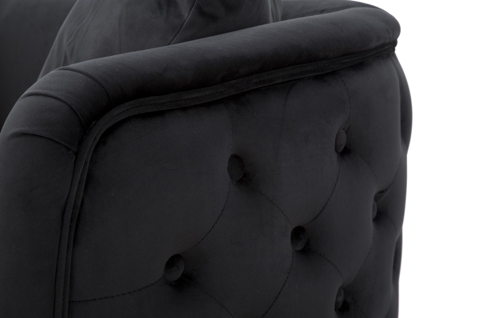SOFA BUCAREST BLACK CM 127X74X71 - slika 6