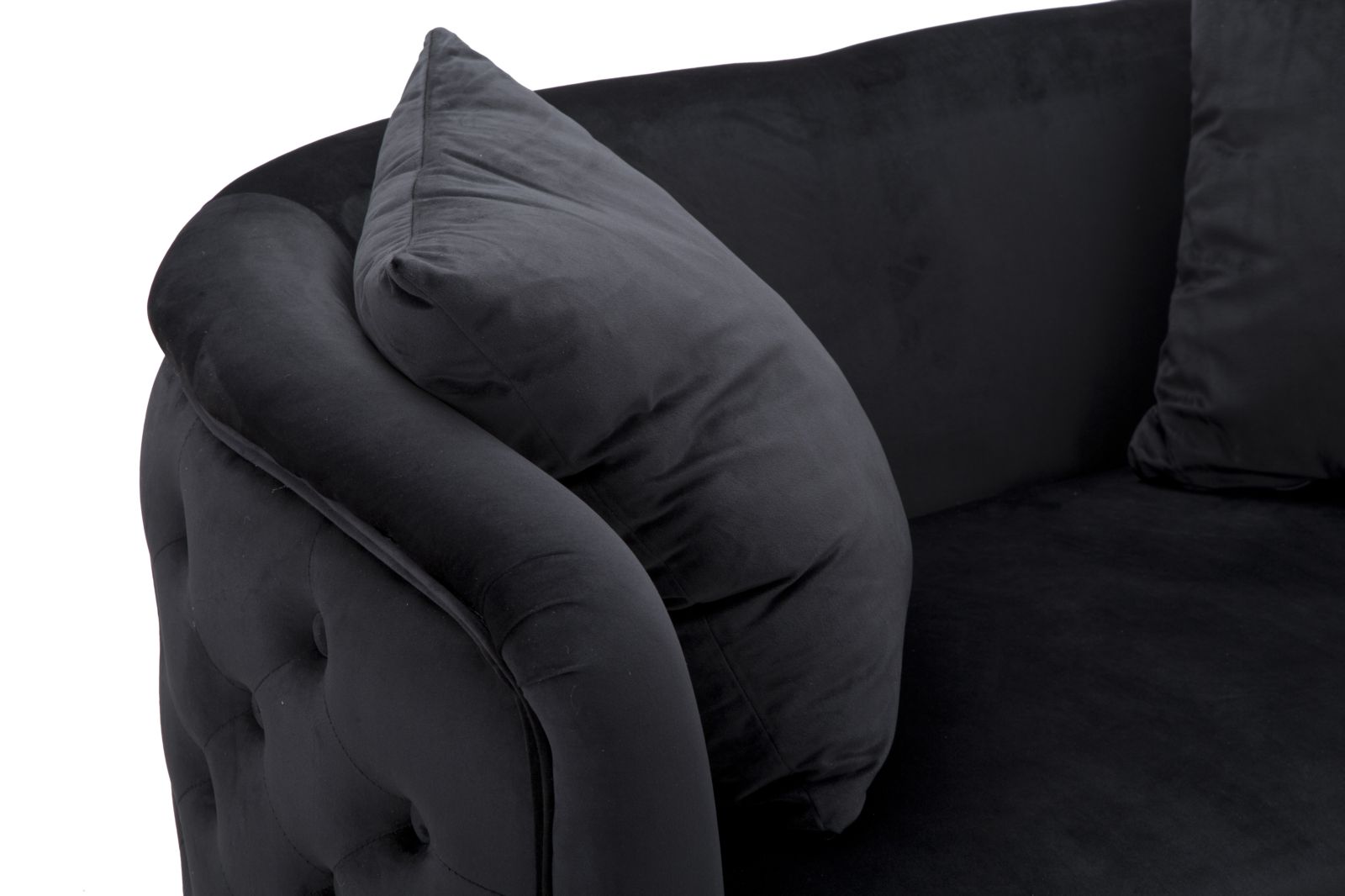 SOFA BUCAREST BLACK CM 127X74X71 - slika 7