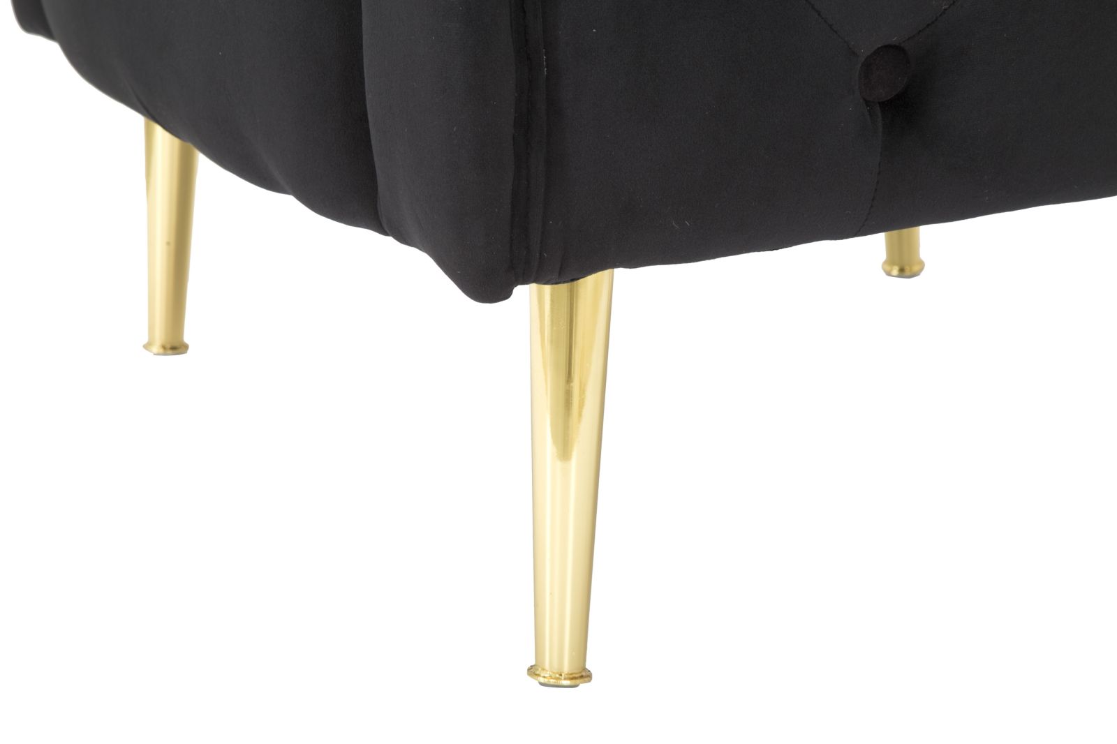 ARMCHAIR BUCAREST BLACK CM 76x74x71 - slika 5