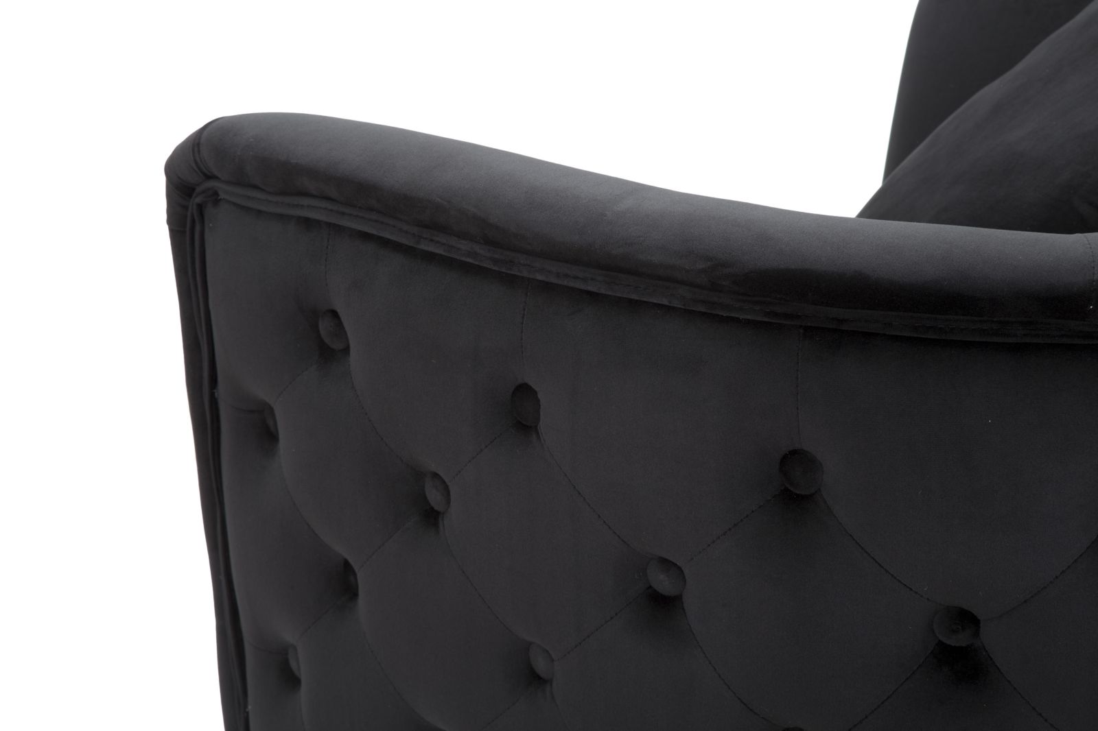 ARMCHAIR BUCAREST BLACK CM 76x74x71 - slika 8