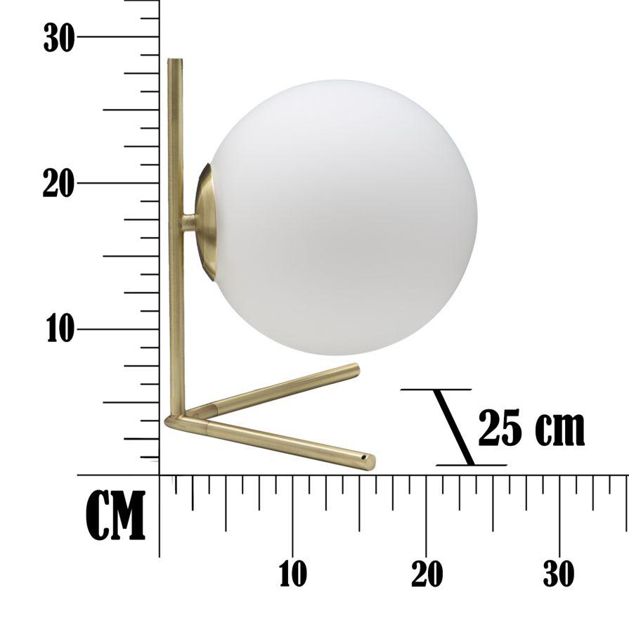 TABLE LAMP GLAMY LOW CM 25X25X27 - slika 6