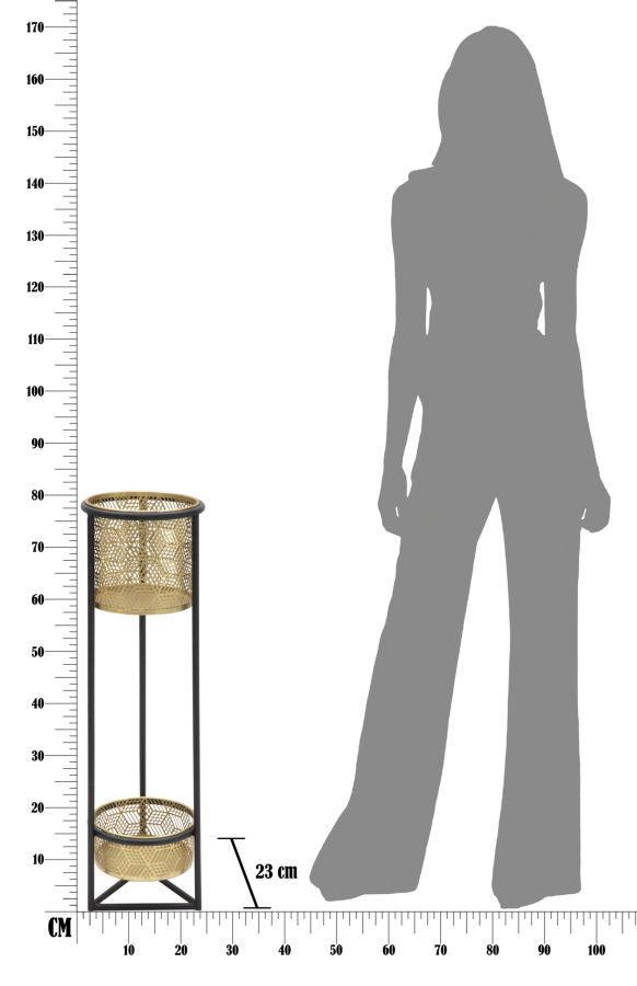 FLOWER HOLDER DOPPIO CM Ø 23X80 - slika 6