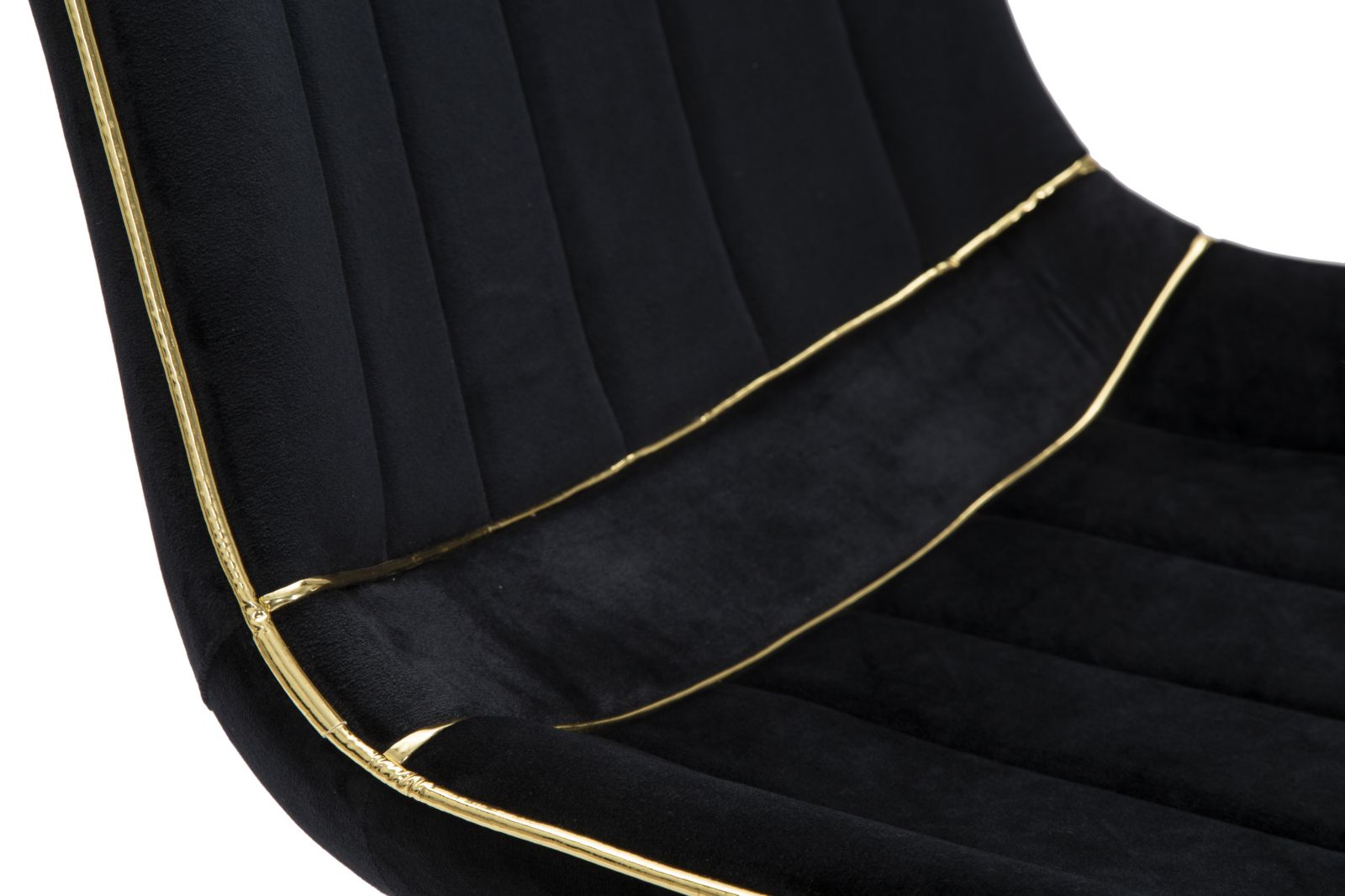 CHAIR PARIS NERA/GOLD SET 2 PCS CM 51X59X79 - slika 6