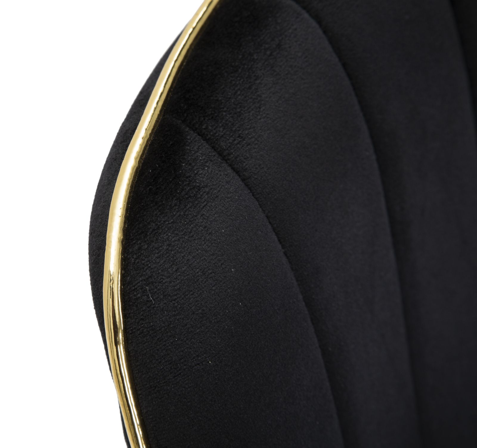 CHAIR PARIS NERA/GOLD SET 2 PCS CM 51X59X79 - slika 8