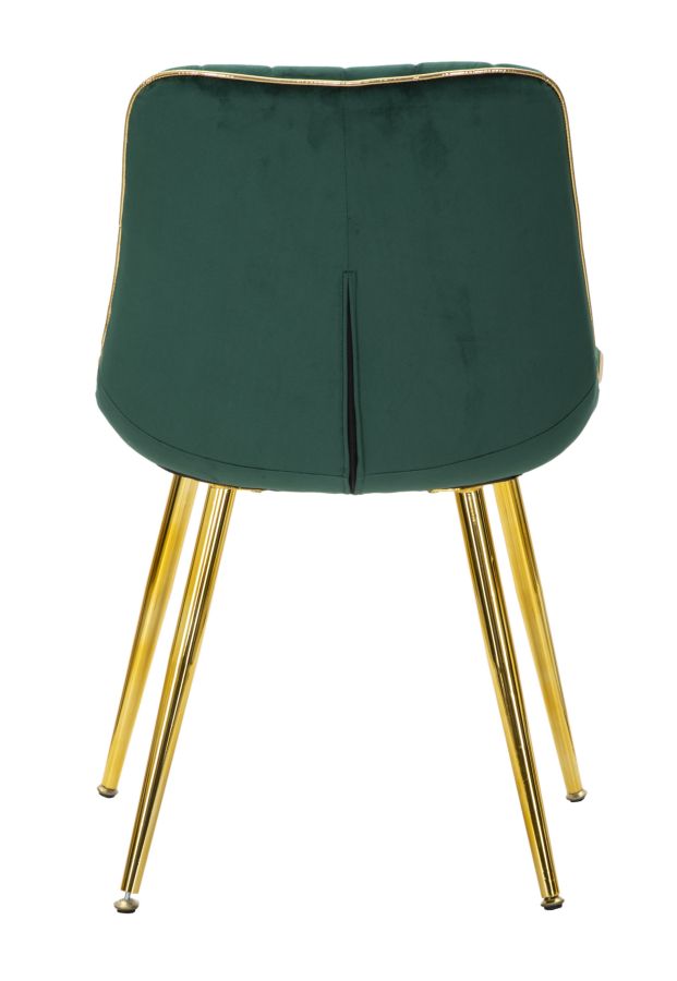 CHAIR PARIS VERDE/GOLD SET 2 PCS CM 51X59X79 - slika 2