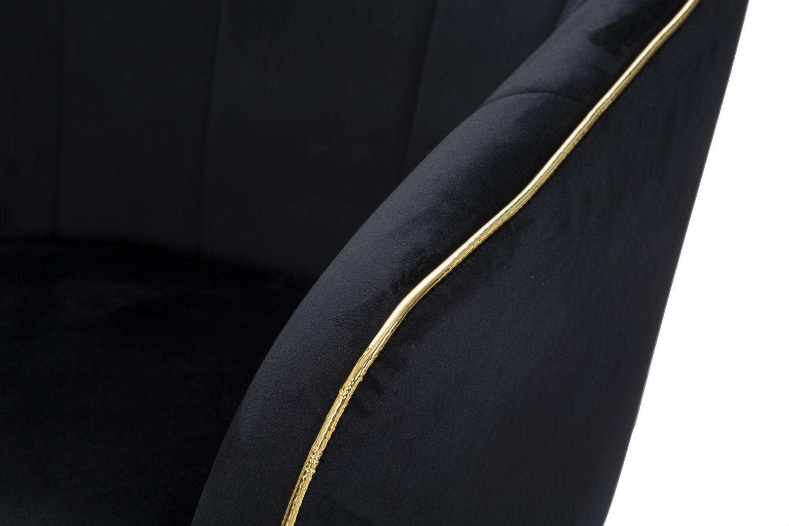 ARMCHAIR PARIS NERA/GOLD CM 62X58X78 - slika 6