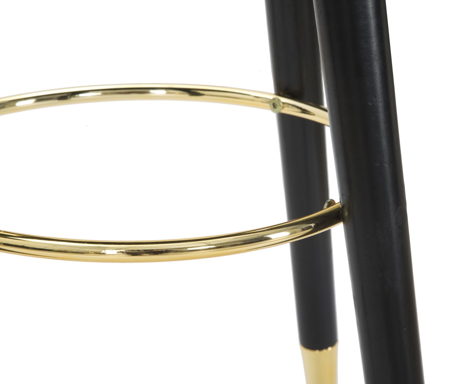 BAR STOOL PARIS NERO/GOLD CM Ø 35X74 - slika 4