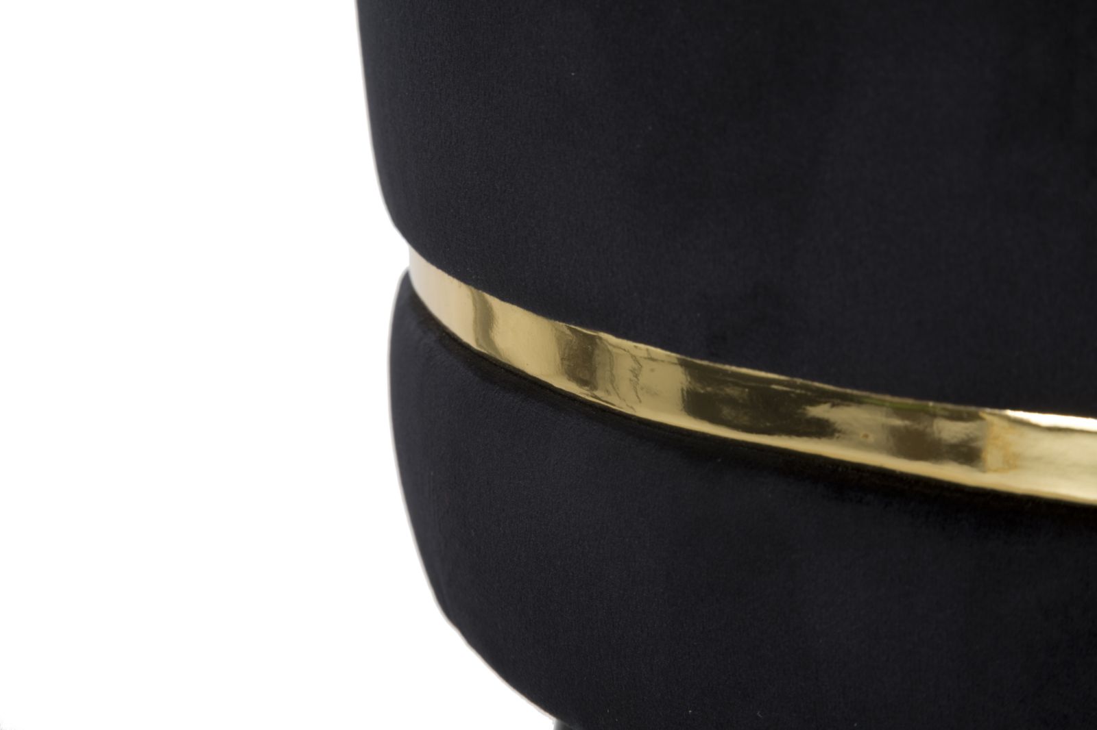 BAR STOOL PARIS NERO/GOLD CM Ø 35X74 - slika 5