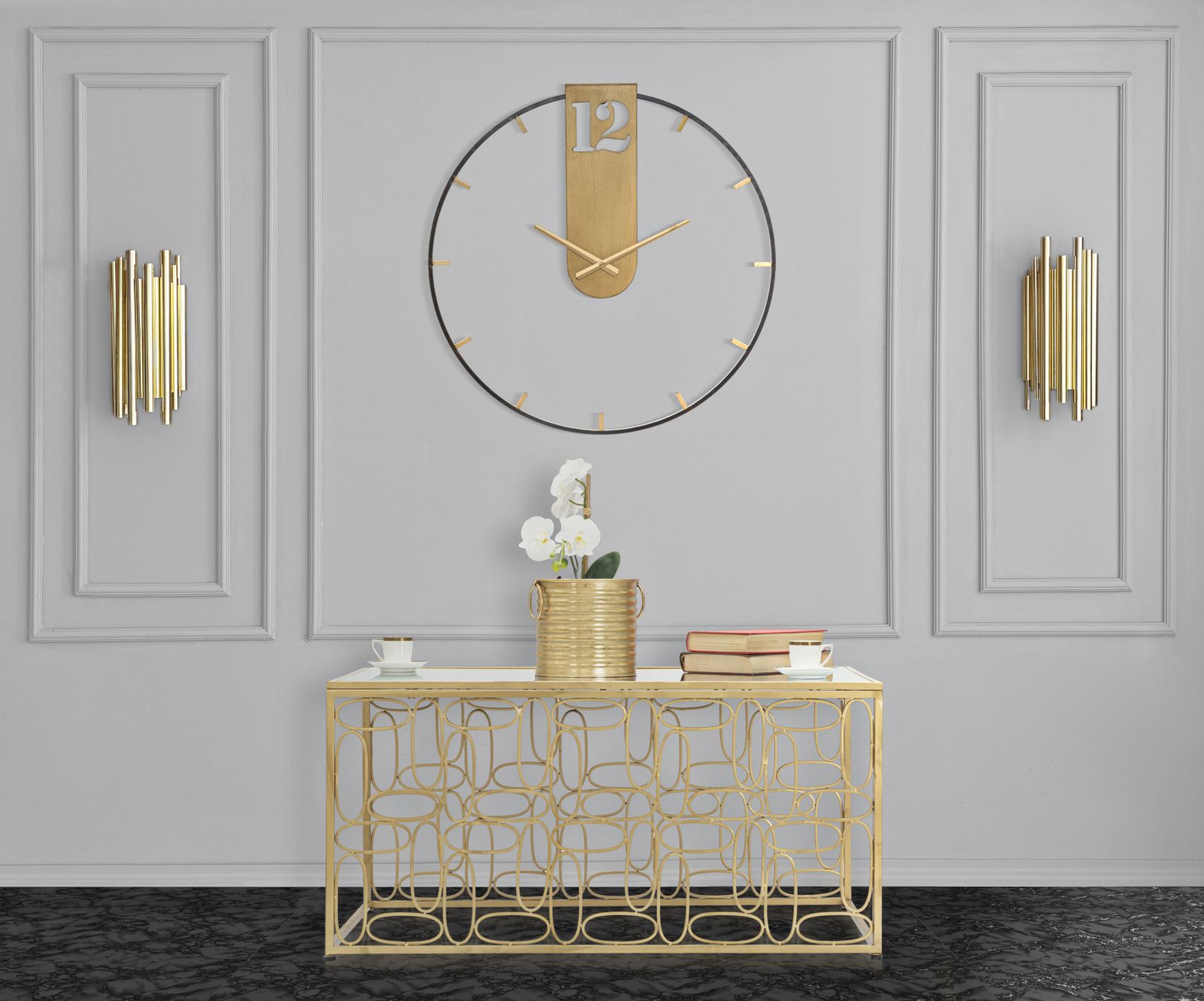 WALL CLOCK GOLDY CM Ø 60X4,5 - slika 6