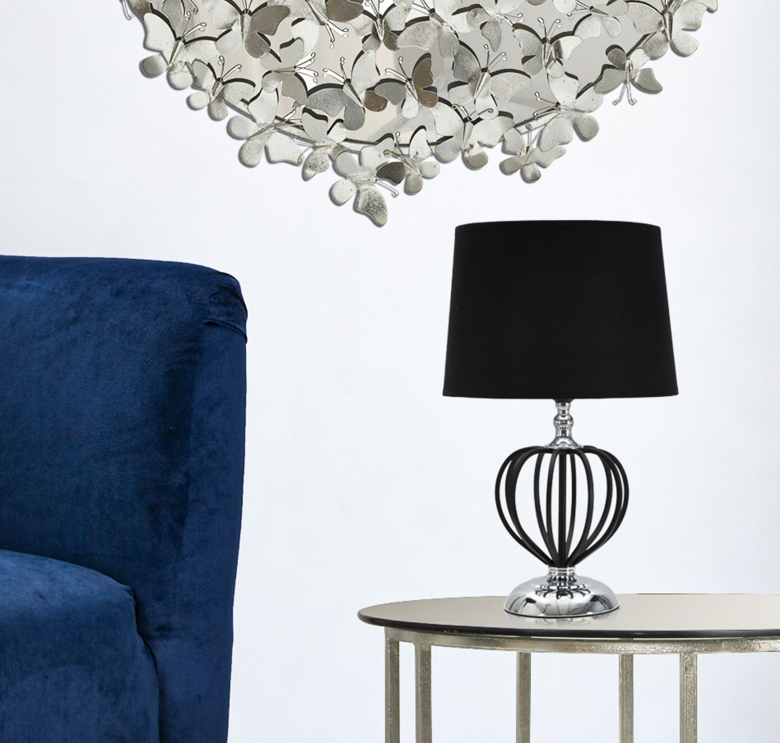 TABLE LAMP DARKY SILVER CM Ø28X44,5 - slika 6