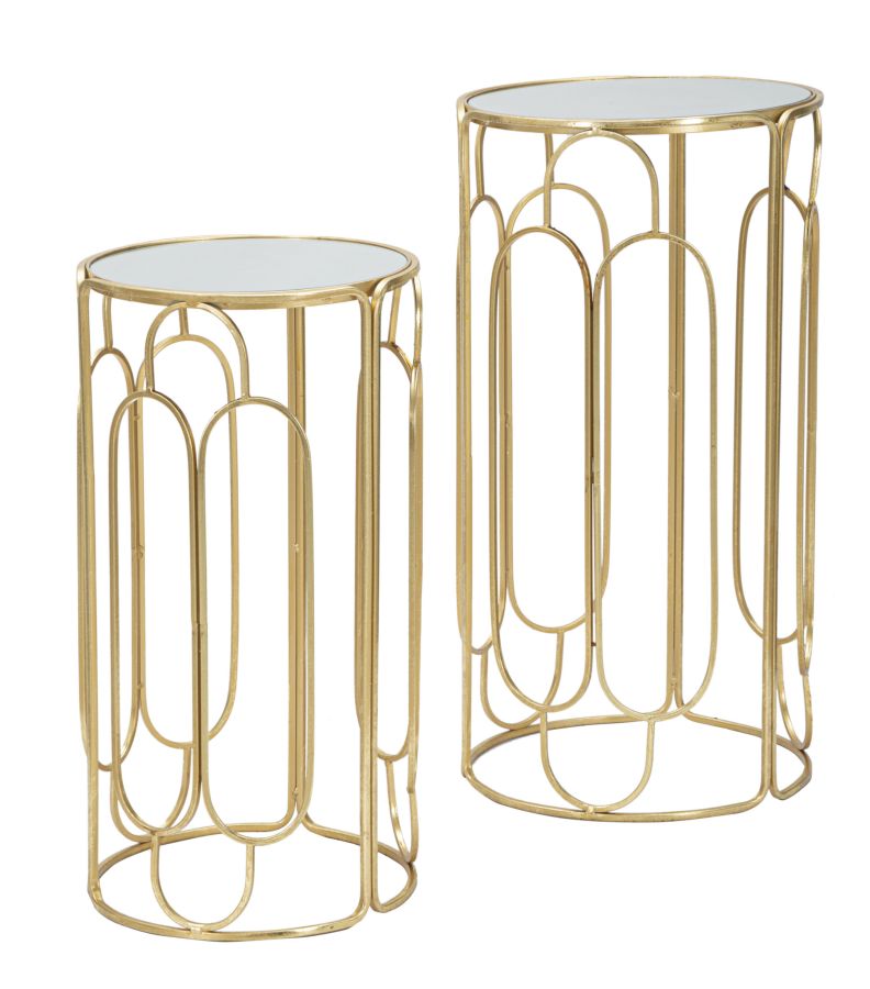 PLANT HOLDER ARTY SET 2 PCS ROUND CM Ø 36,5X70-31X60 - slika 3