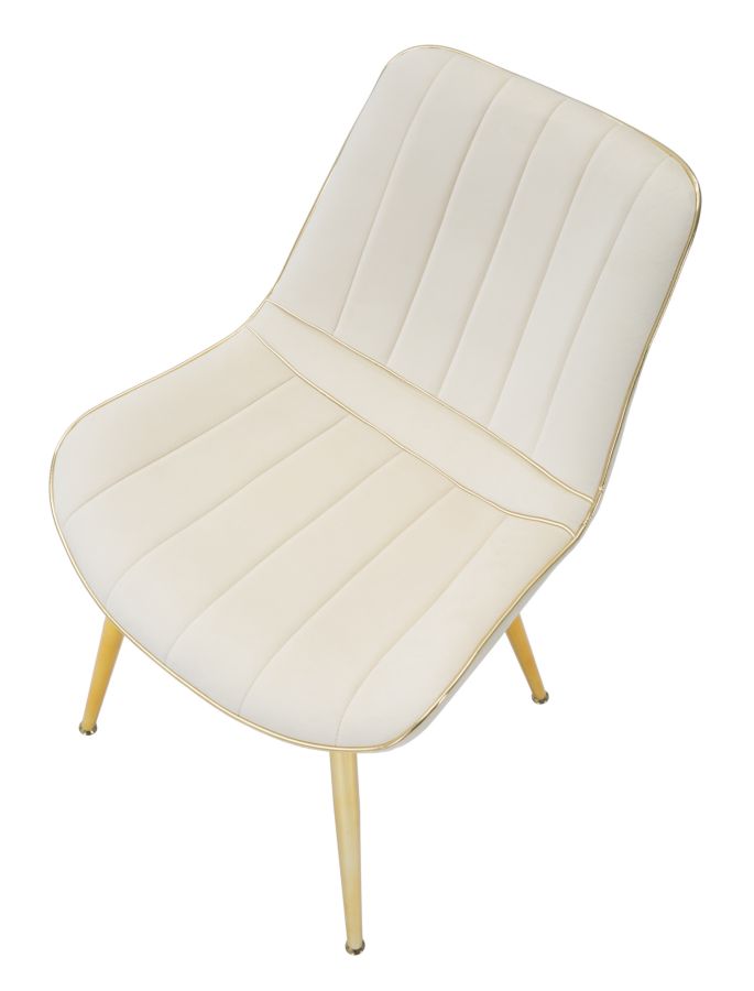 CHAIR PARIS CREMA/GOLD SET 2 PZ CM 51X59X79 - slika 5