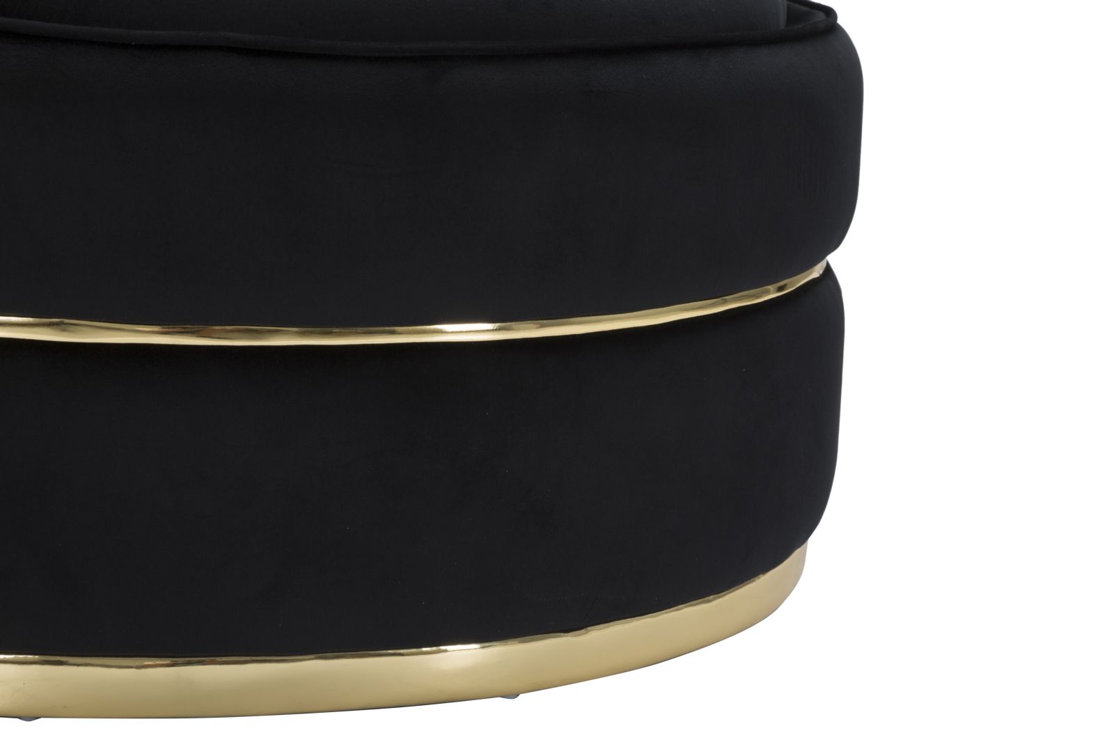 ARMCHAIR PARIS SPACE NERO/GOLD CM Ø 84X72 - slika 6