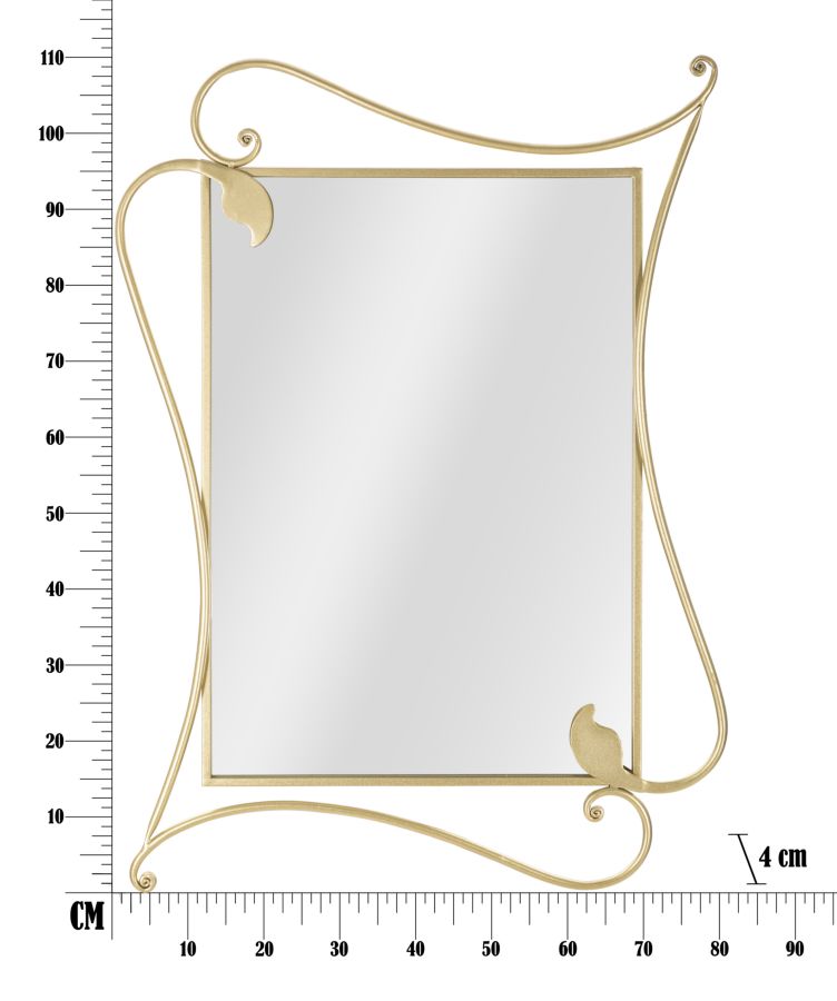 WALL MIRROR PETAL CM 80X4X110 - slika 5