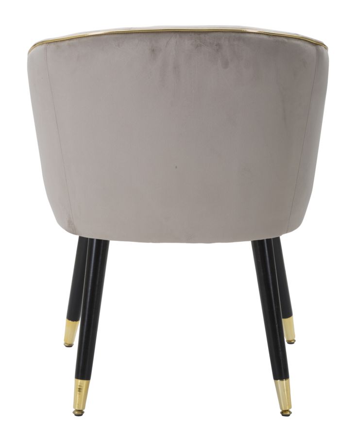 PARMCHAIR PARIS GRIGIA/GOLD CM 62X58X78 - slika 4