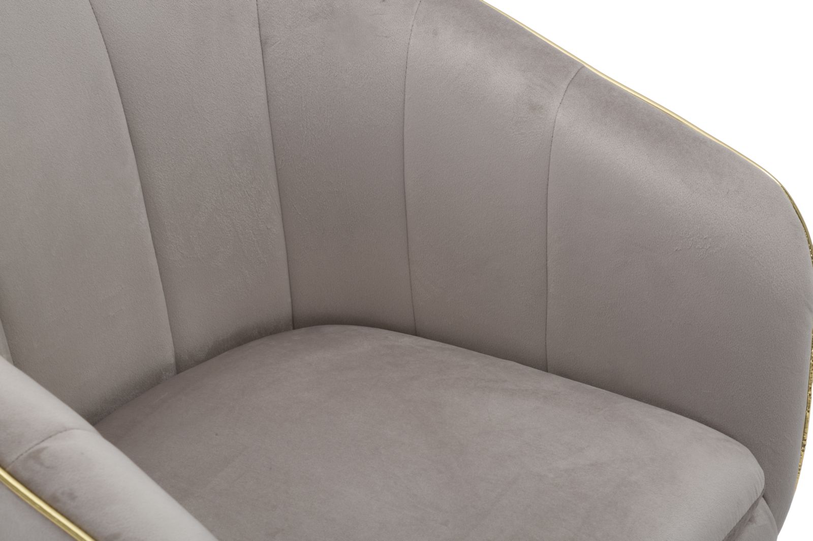 PARMCHAIR PARIS GRIGIA/GOLD CM 62X58X78 - slika 6
