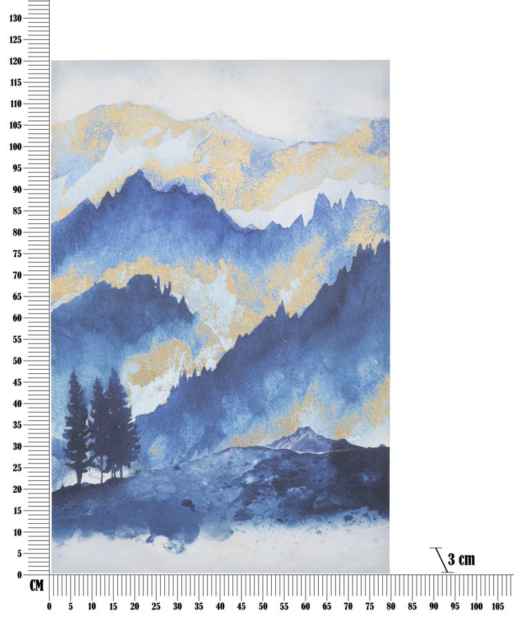 PRINTING WITH PAINT MOUNTAIN TREE CM 80X3X120 - slika 6