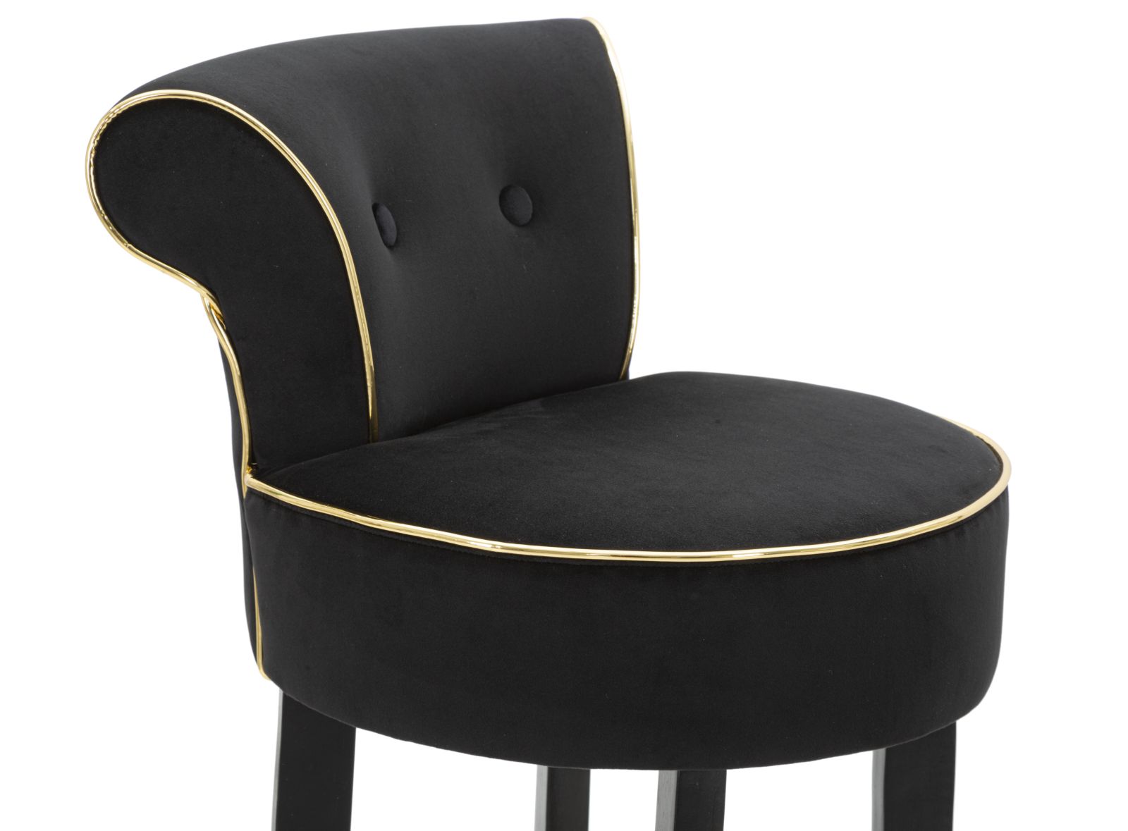 BAR STOOL LUXY BLACK CM 46X48X96 - slika 4