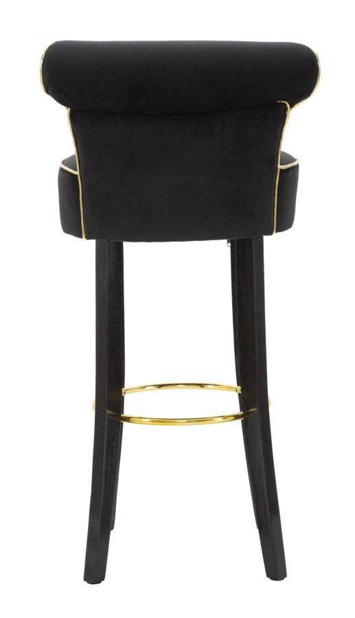 BAR STOOL LUXY BLACK CM 46X48X96 - slika 5