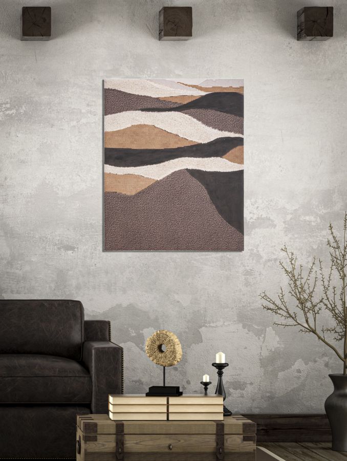 HANDMADE WALL PAINTING DARKY CM 80X3,7X100 - slika 5