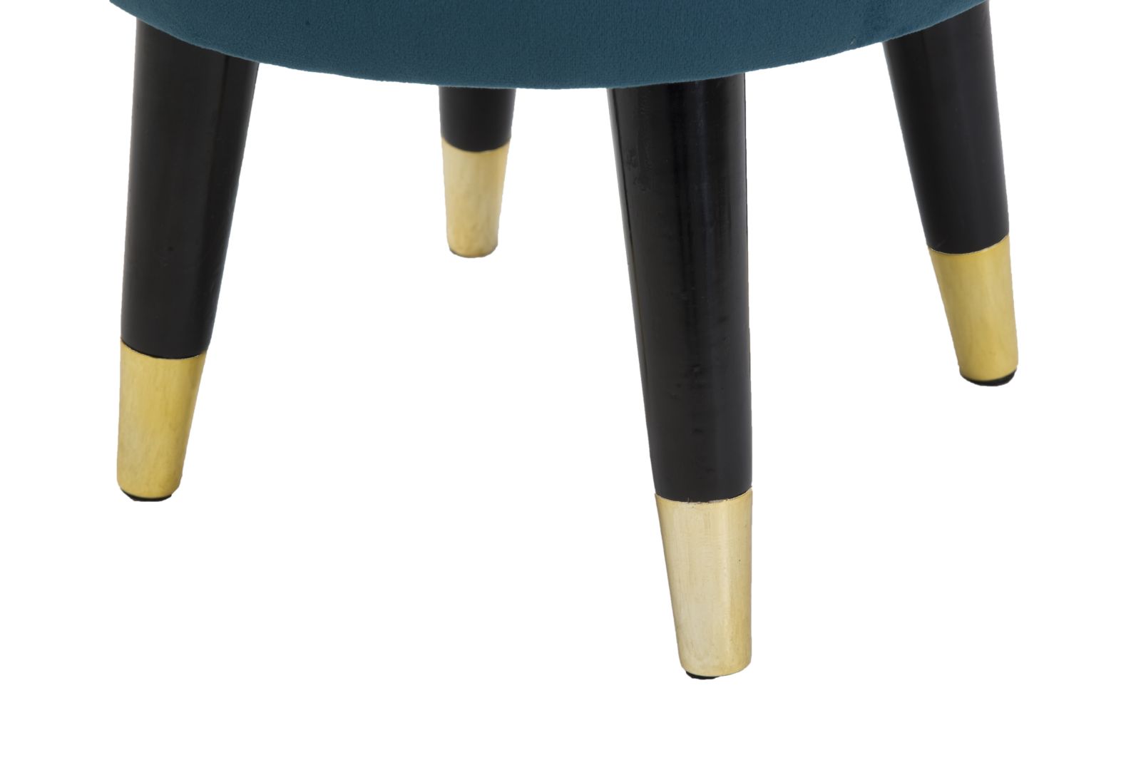 STOOL PARIS TEAL/GOLD CM Ø 35X40,5 - slika 5