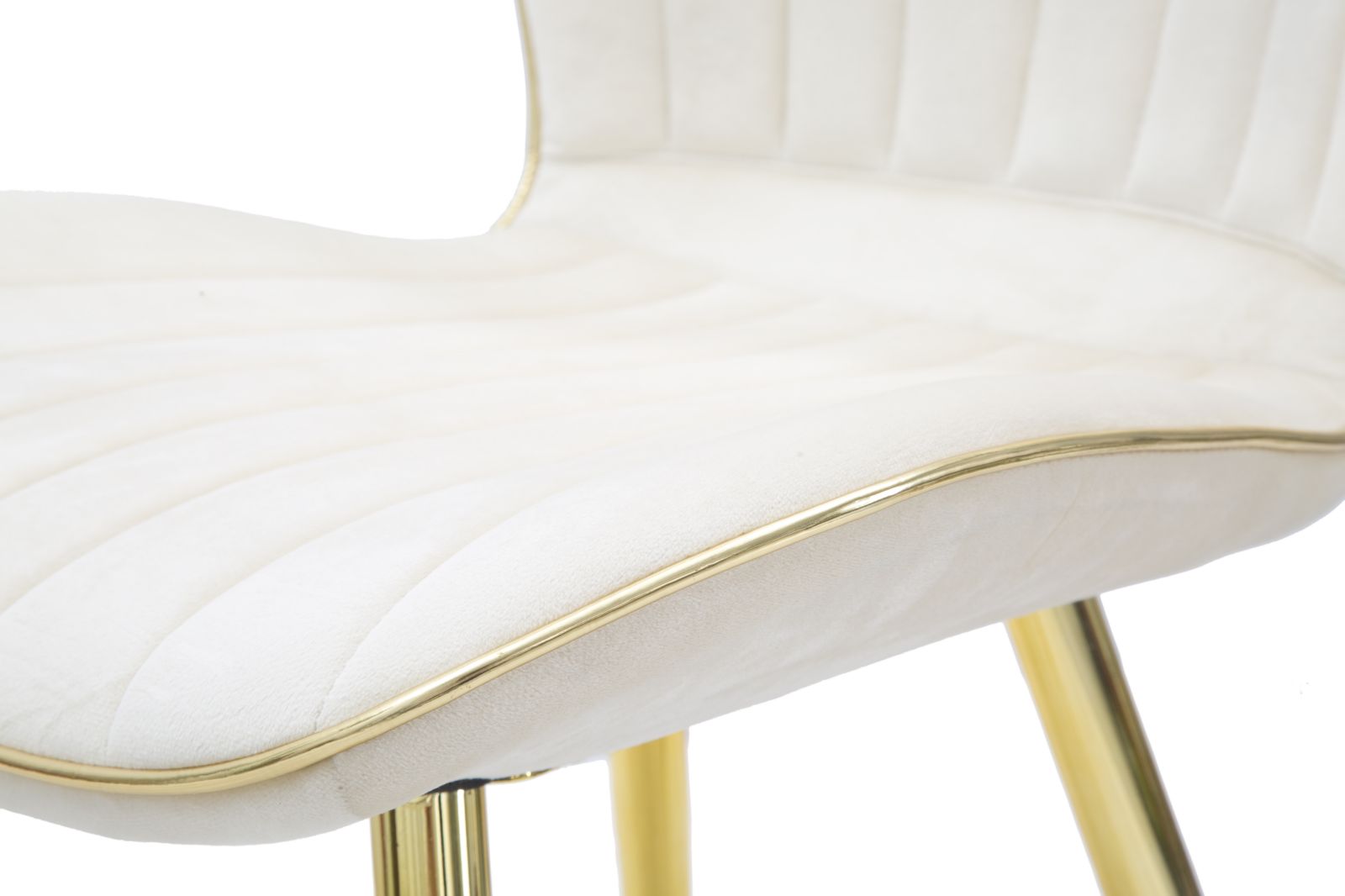 PARIS CHAIR SPACE CREAM/GOLD SET 2 PZ CM 46X58X77 - slika 6