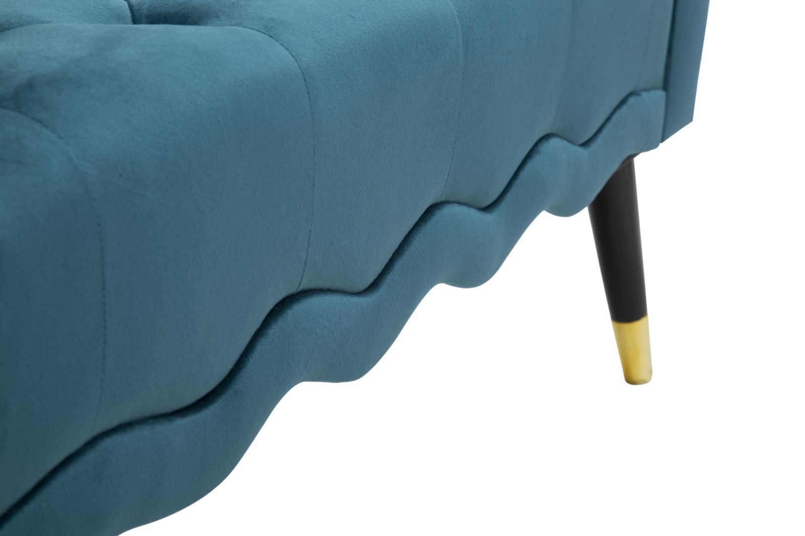 BENCH PARIS TEAL/GOLD CM 120X40X60 - slika 6