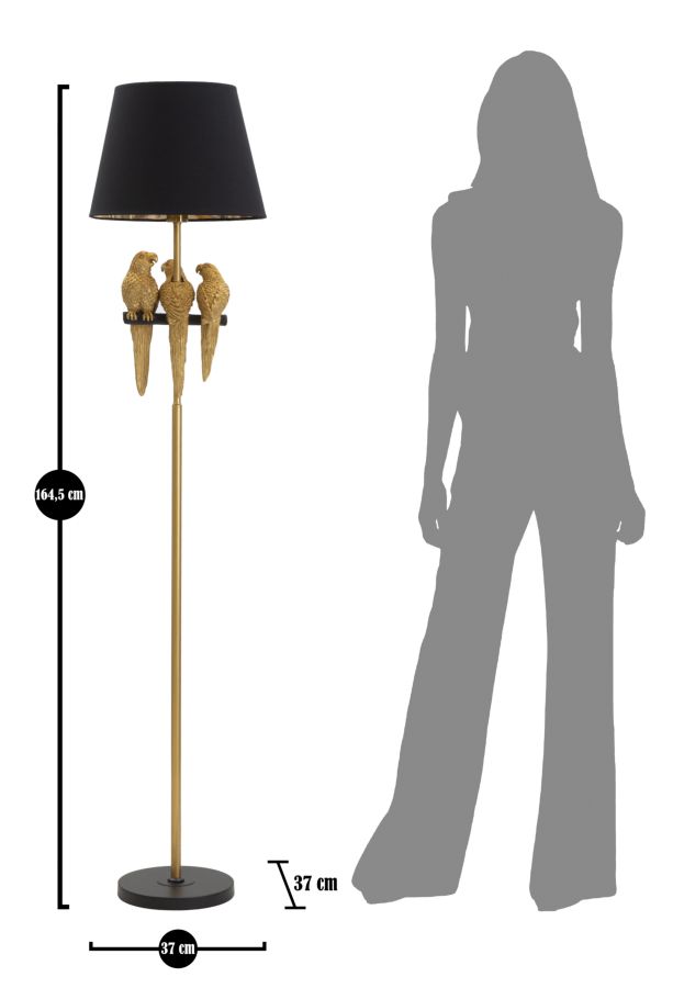 FLOOR LAMP PARROTS CM Ø 37X164,5 - slika 6