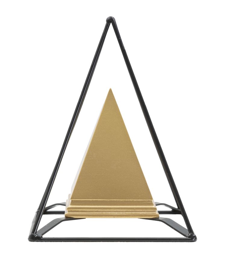 PIRAMID GOLD WITH IRON CM 15X15X21 - slika 5