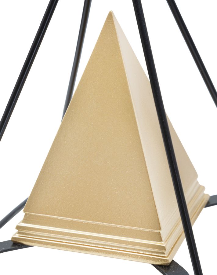 PIRAMID GOLD WITH IRON CM 15X15X21 - slika 3