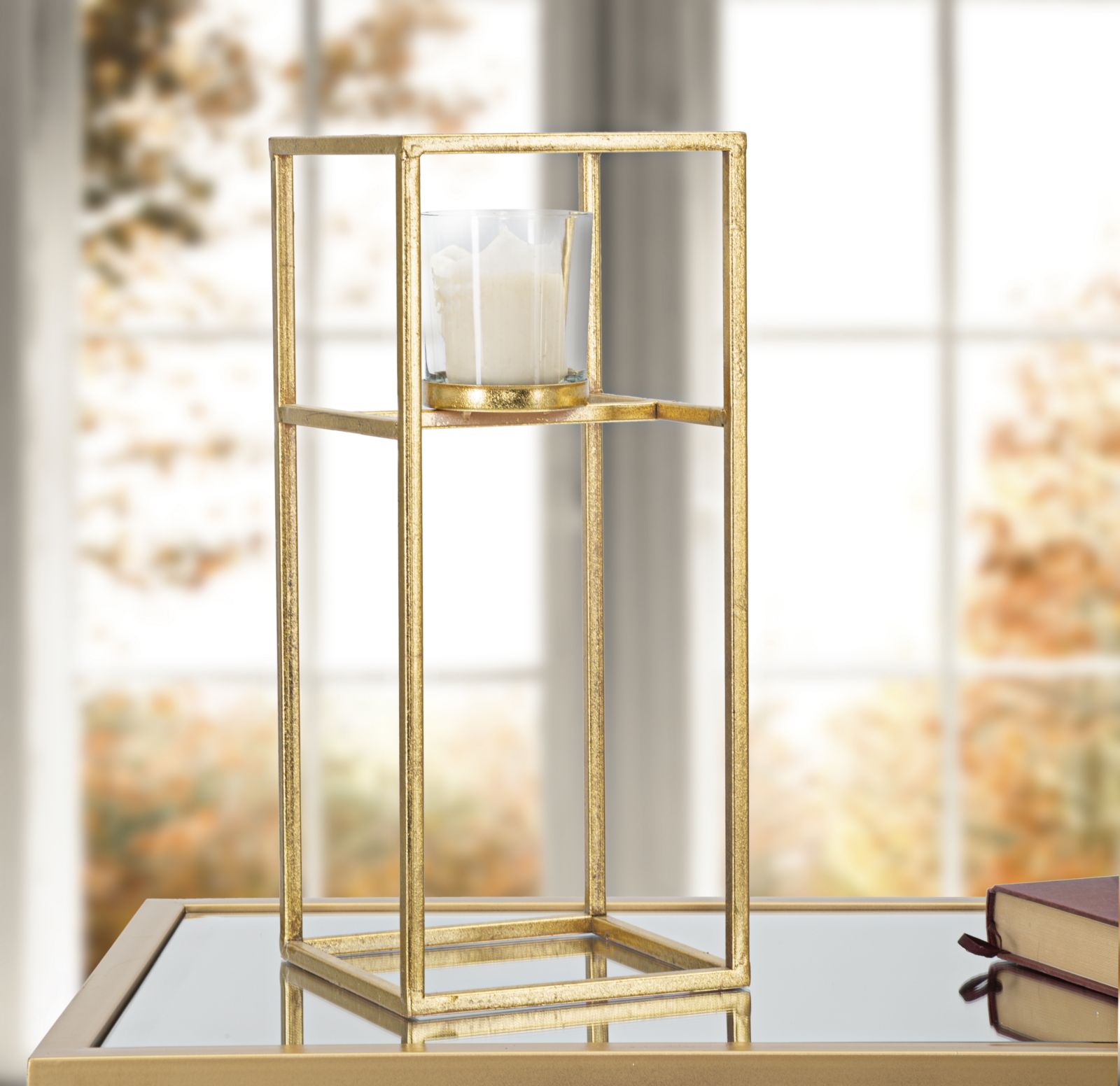 CANDLE HOLDER ELEGANT CM 15X15X35 - slika 4