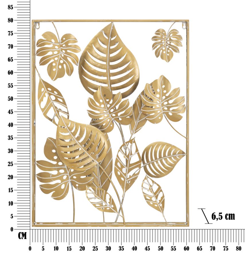 WALL IRON PANEL JUNGLE RET. 60X80X6.5 - slika 6