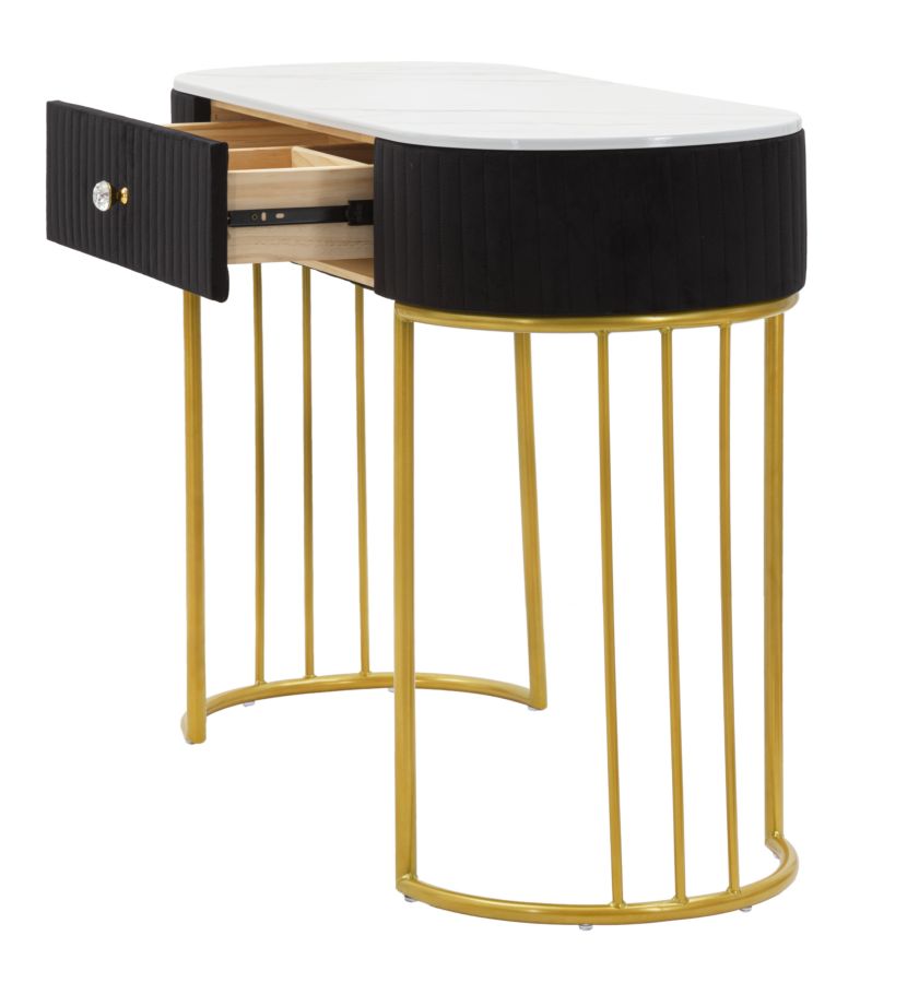CONSOLE MONTPELLIER BLACK CM 100x43x74 - slika 3