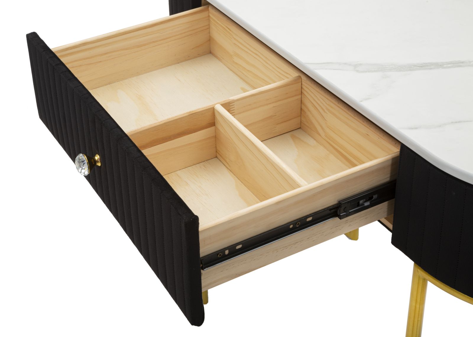 CONSOLE MONTPELLIER BLACK CM 100x43x74 - slika 4
