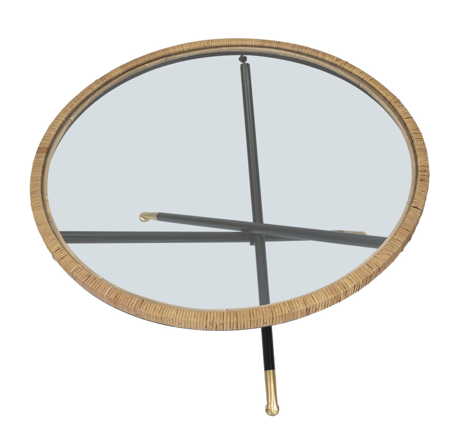 TAVOLO DA CAFFE' SAINT BARTH ROTONDO CM Ø 80X46,5 - slika 2