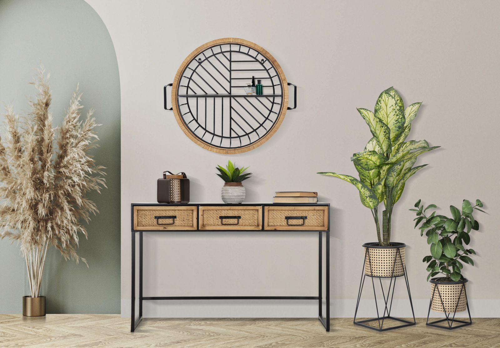 WALL SHELF CEBU CM 72,5X18X65 - slika 6