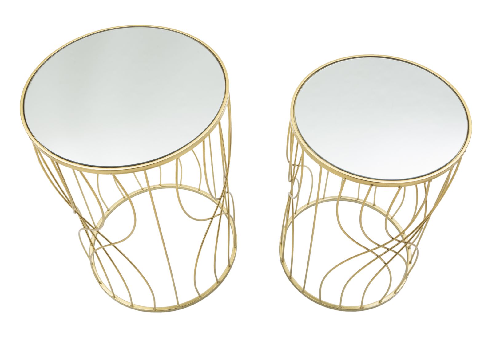 TABLE LIGNE SET 2PCS CM Ø 38X55-33X50 - slika 2