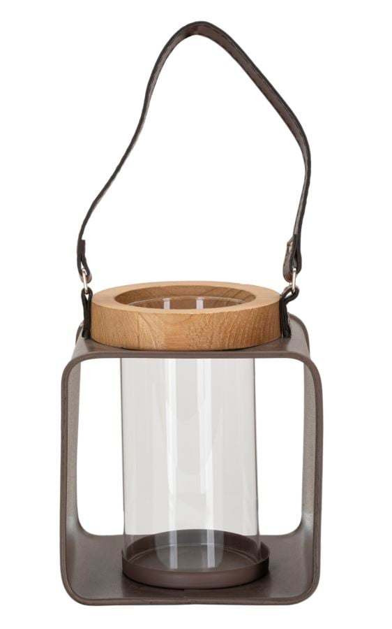 LANTERN GLASS CM 16X13X18,5 - slika 4