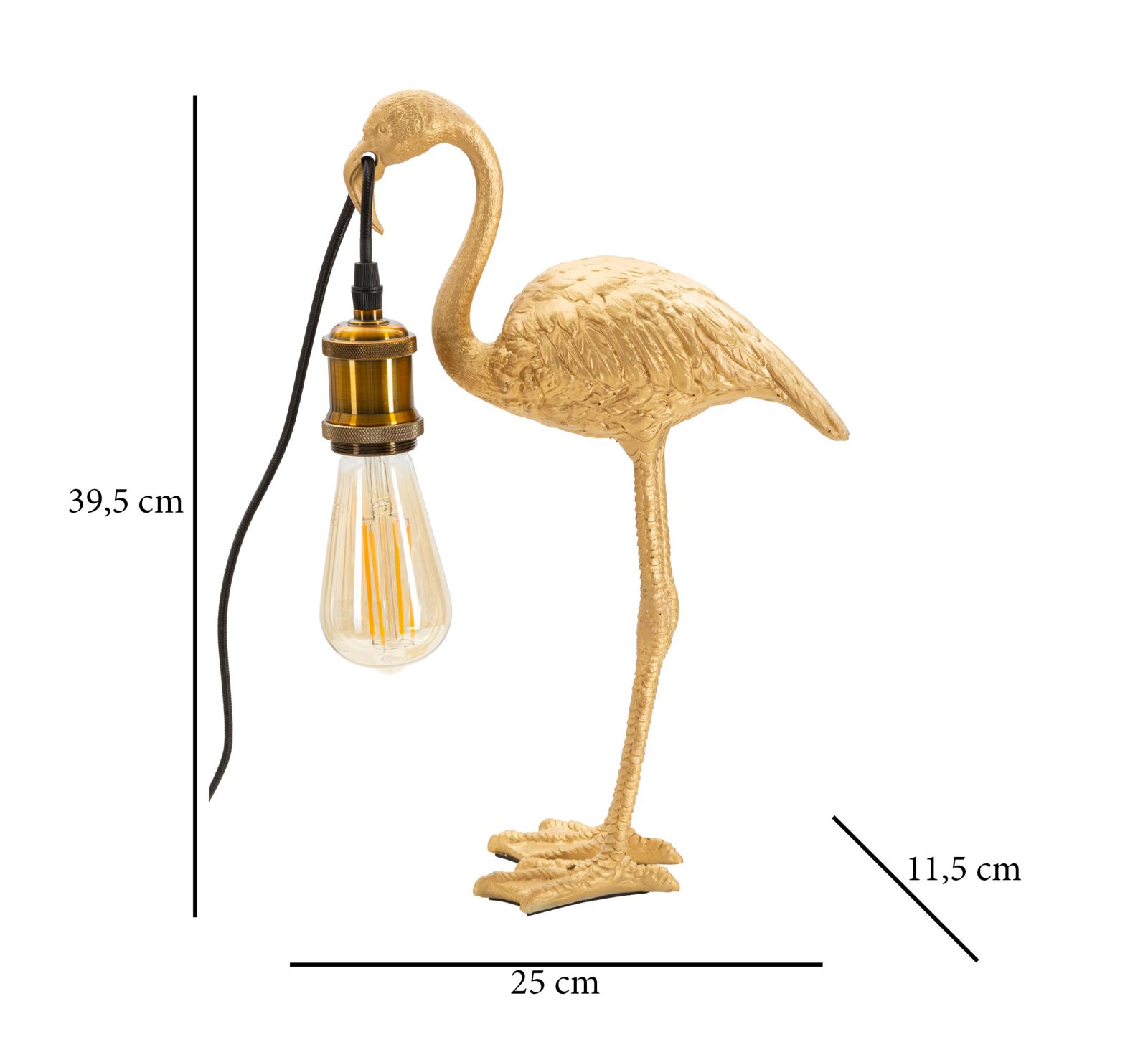 TABLE LAMP FLAMINGO CM 13X11,5X39,5 - slika 9