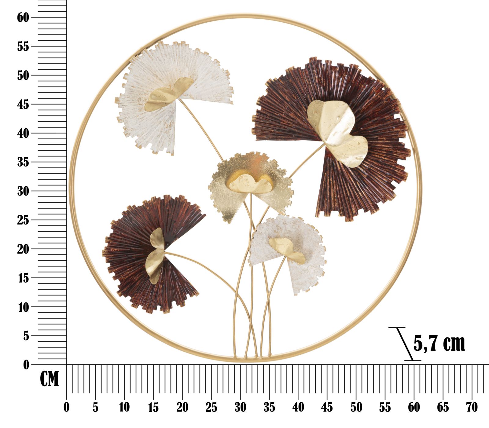 WALL DECORATION REDDY ROUND CM Ø 61X5,7 - slika 6