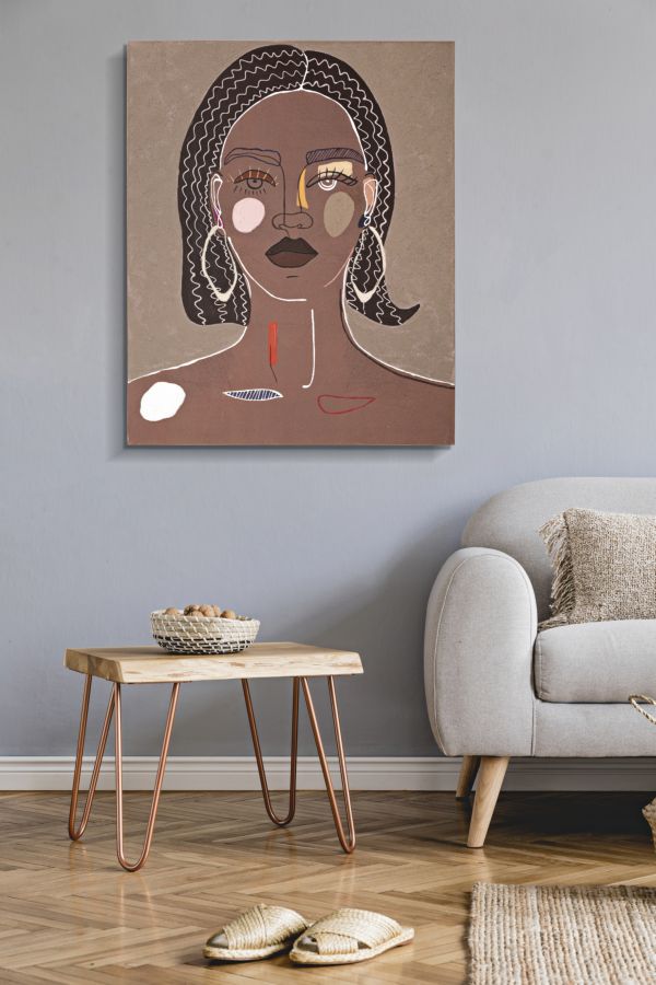 WALL PAINTING TRIBAL -A- CM 80X2,8X100 - slika 5