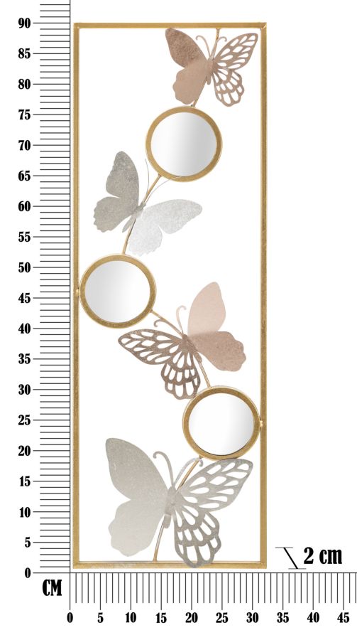 WALL DECORATION BUTTRY -B- CM 31X2X90 - slika 6